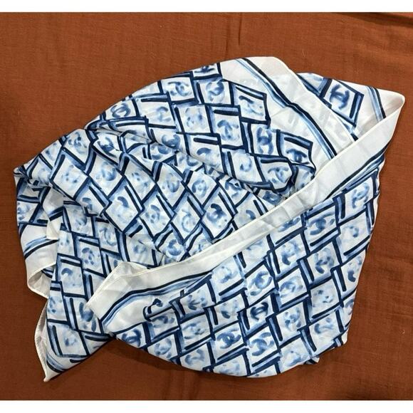 Silk scarf silk material color - Picture 3 of 5